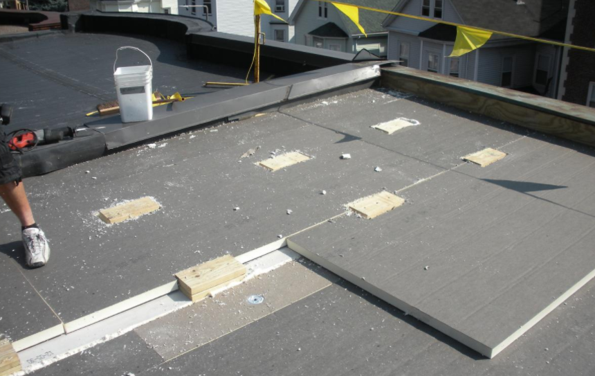 insulated flat roof panels