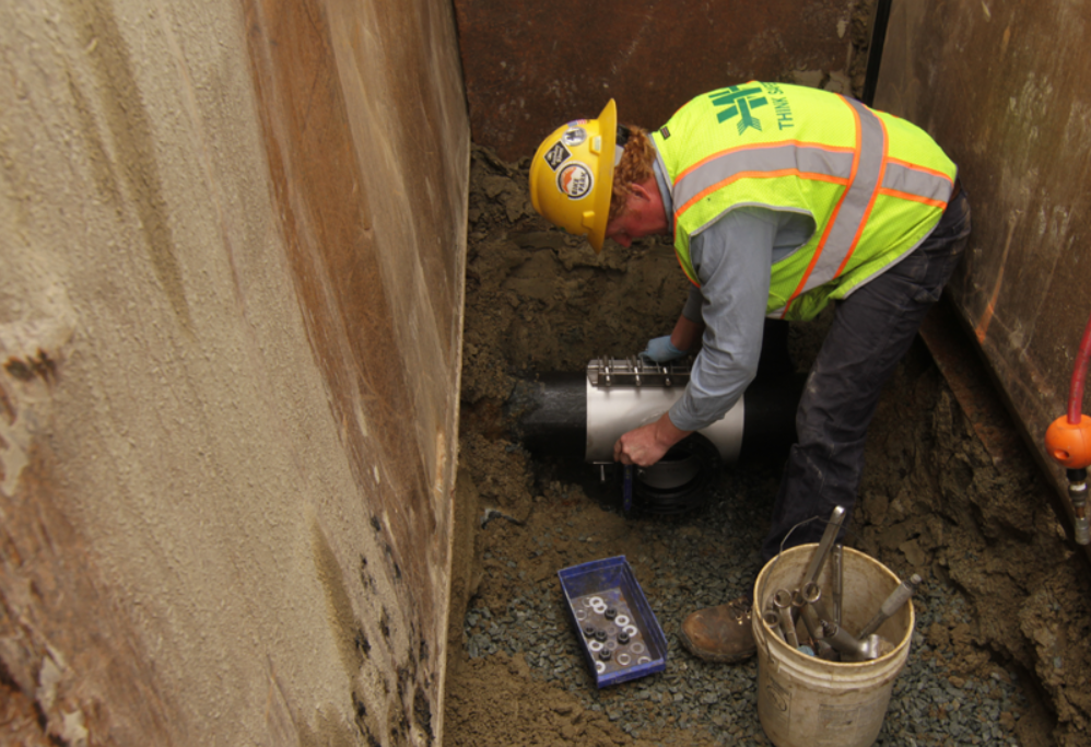 Water service line replacement services in Brampton