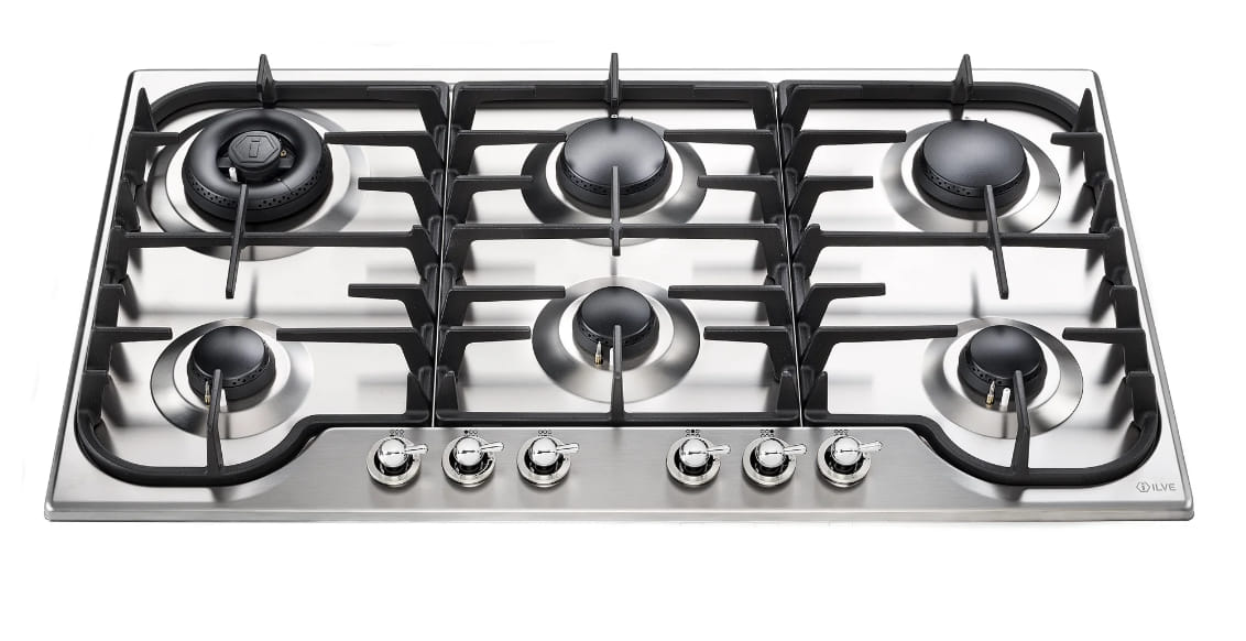 6 burner gas stove