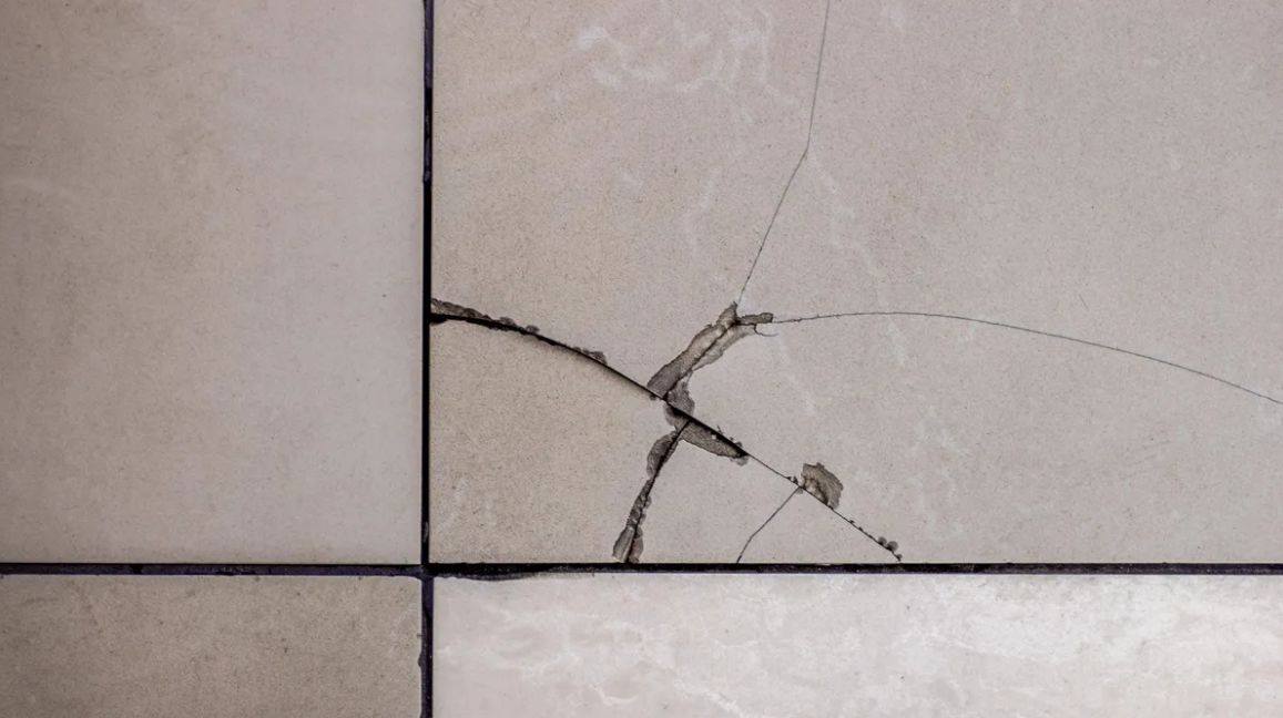 replacement of cracked tiles